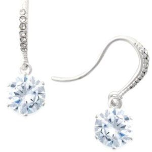 CHARTER Club Gold-Tone Cubic Zirconia Drop Earrings, Choose Color